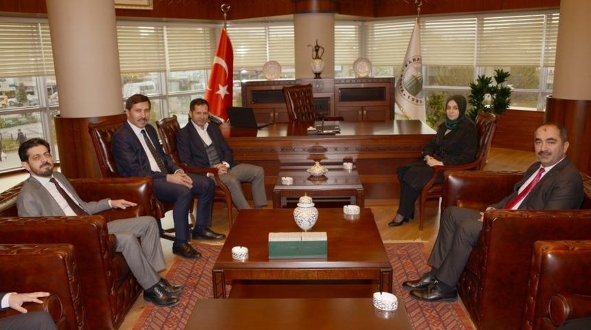 Leyla Şahin Usta ve Ziya Altunyaldız&rsquo;dan Başkan Kılca&rsquo;ya ziyaret