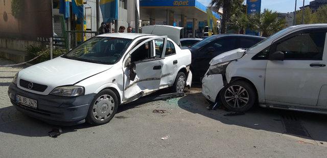 Beyoğlu'nda zincirleme kaza: 2 yaralı