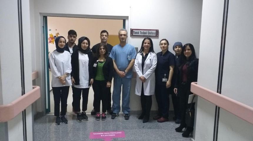 Yanık &uuml;nitesi b&ouml;lgenin umudu haline geldi