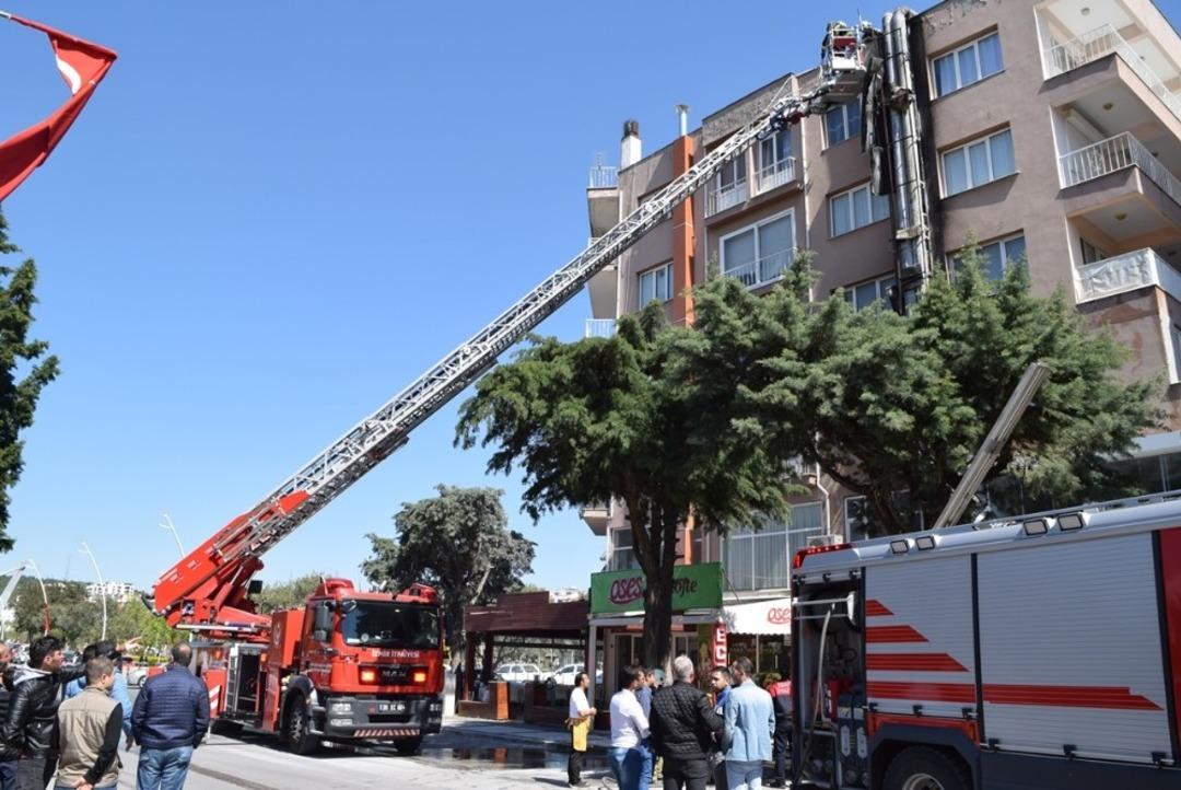 Baca yangını korkuttu