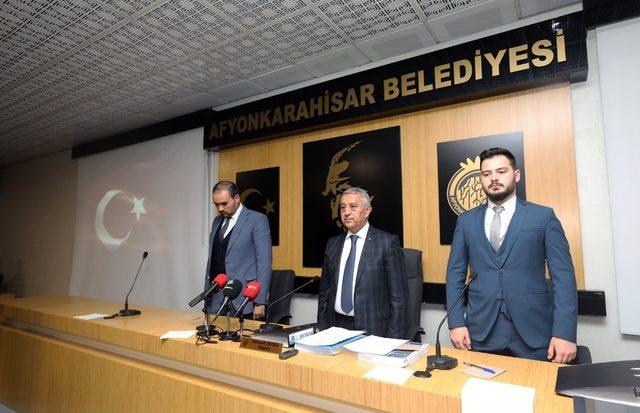 Afyonkarahisar Belediye Meclisi ilk toplantısını yaptı
