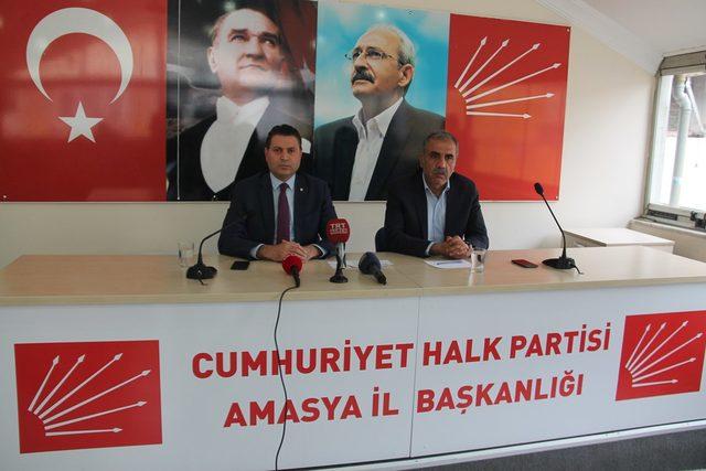 CHP Amasya teşkilatından Kılıçdaroğlu'na saldırıya kınama