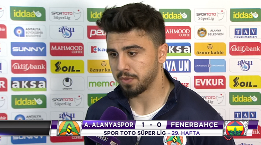 Ozan Tufan: Hem kendim hem de Fenerbahçe adına üzgünüm