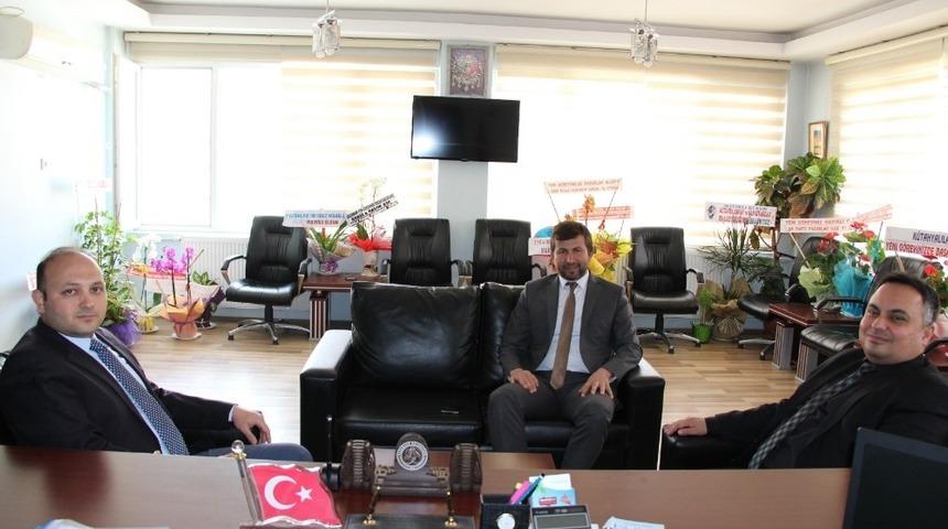 Kaymakamlardan Başkan Demirci&rsquo;ye &rsquo;Hayırlı olsun&rsquo; ziyareti