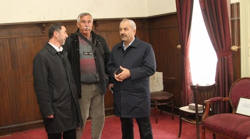 Başkan B&uuml;y&uuml;kg&ouml;z Osman Hamdi Bey M&uuml;zesini inceledi