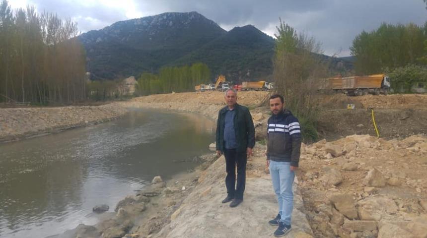 Başkan Yaman demiryolu projesini inceledi