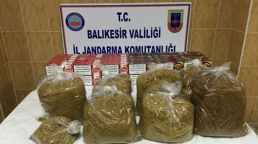 Jandarmadan kaçak tütün operasyonu