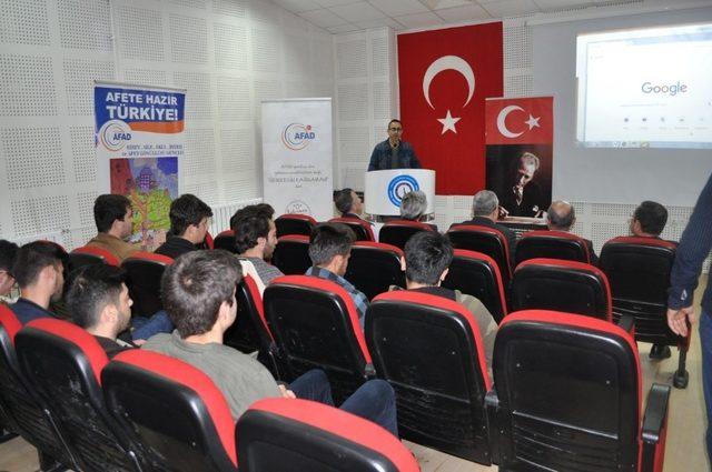 DPÜ’de ‘Temel Afet Bilinci’ semineri