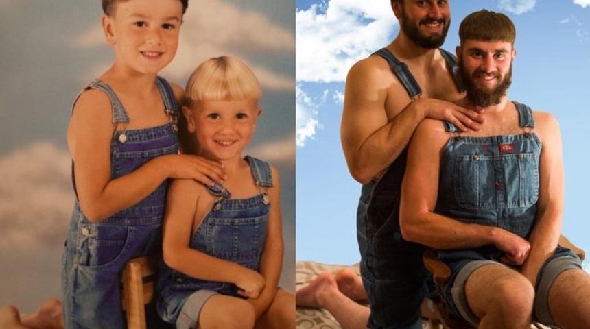 Yıllar sonraki değişim! &Ccedil;ocukluk ve şimdiki halleri 