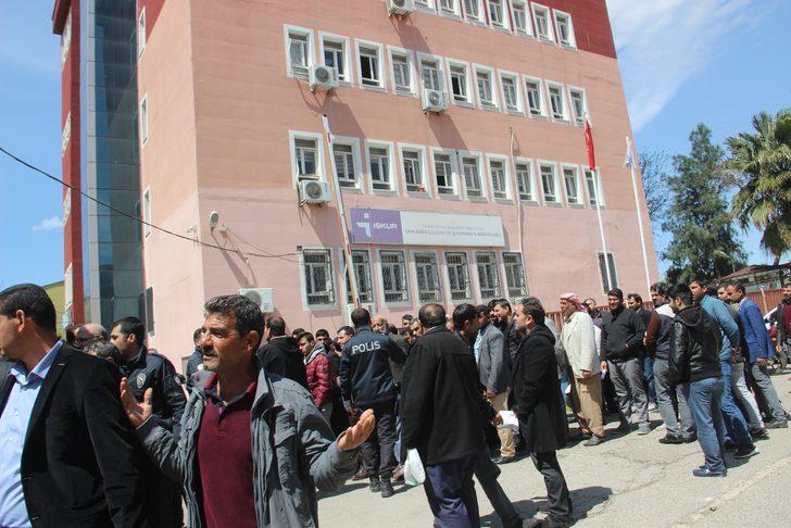 Şanlıurfa'da iş kuyruğunun sonu gelmedi G2