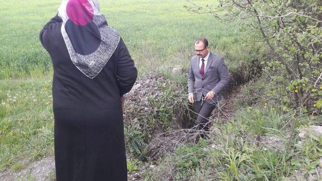 Başkan Kavaklıgil, tarım arazilerini inceledi