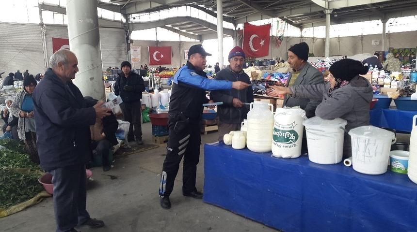 Polis, sahte para ve hırsızlık olaylarına karşı pazarcıları uyardı