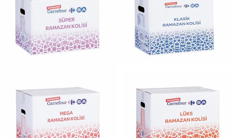 CarrefourSA 4 farklı ramazan kolisini satışa sunduğunu duyurdu