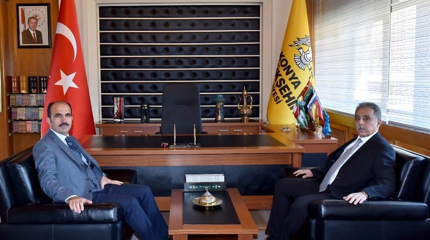 Vali Toprak ve Rekt&ouml;r Zorlu&rsquo;dan Başkan Altay&rsquo;a ziyaret