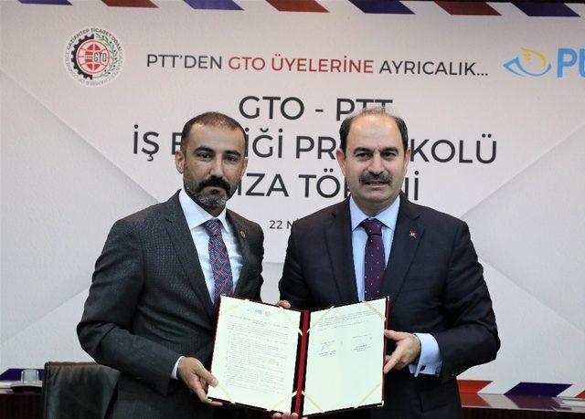 GTO üyeleri PTT A.Ş. avantajlarından Faydalanacak