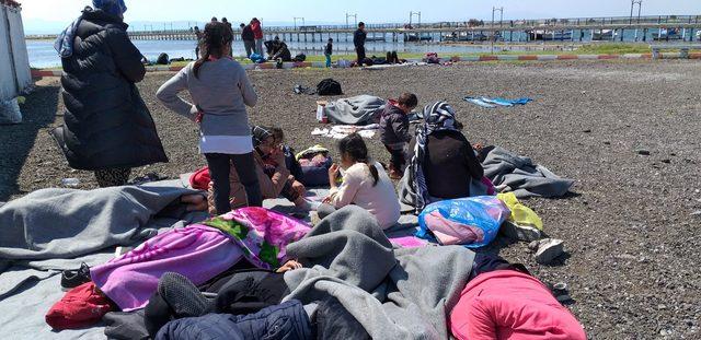 Ayvalık’ta 32 kaçak göçmen yakalandı
