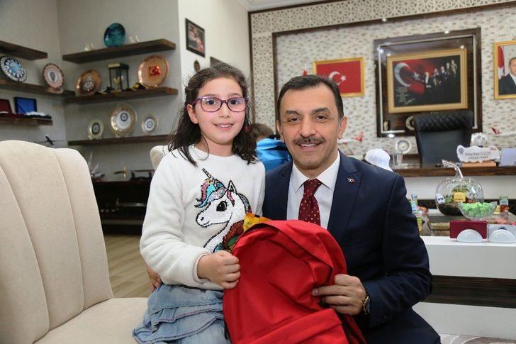 İl Emniyet Müdürü Ulucan’a, öğrencilerden ziyaret G2