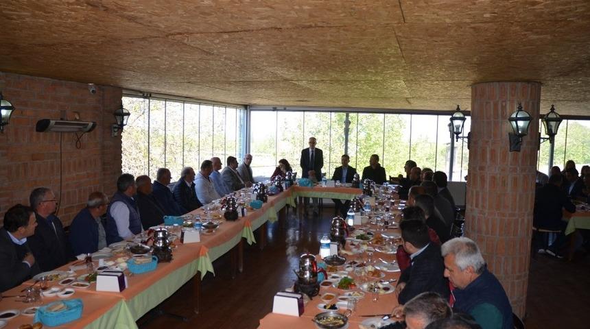 Başkan Günel, esnaf ve şoför temsilcilerinin olağan başkanlar meclisine konuk oldu