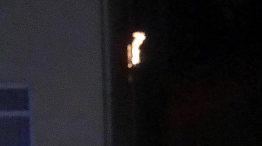 Alevleri gören itfaiyeyi aradı! İşin aslı çok farklı çıktı!