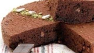 Krokanlı ve Çikolatalı Kek