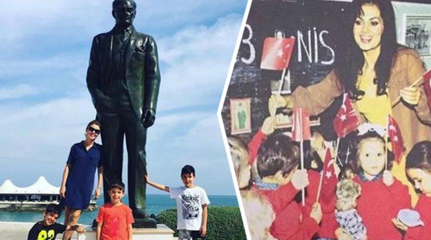 Ünlülerin 23 Nisan Ulusal Egemenlik ve Çocuk Bayramı paylaşımları