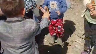 Küçük muhtar adayı Çağatay sözünü tuttu!