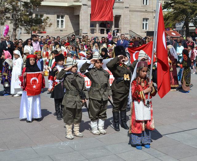 Aksaray'da 23 Nisan coşkusu