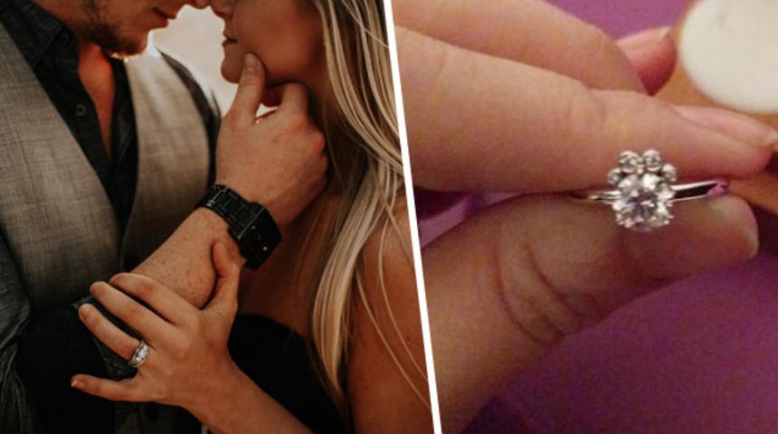 Nişanlısı bu y&uuml;z&uuml;kle evlenme teklifi etti! İşte sonra olanlar