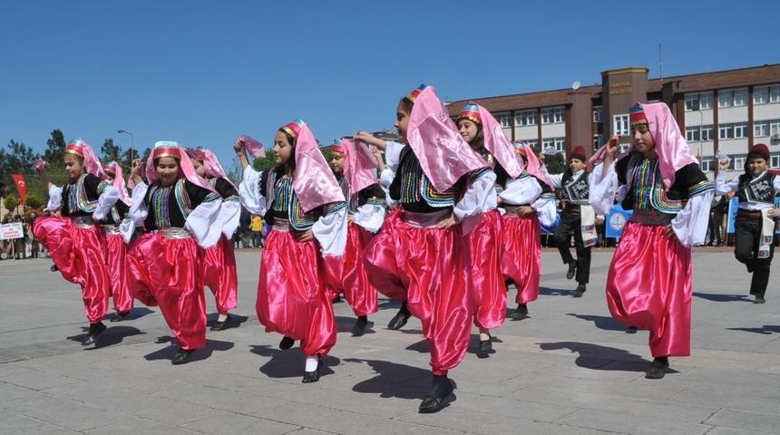 Bafra&rsquo;da 23 Nisan coşkusu
