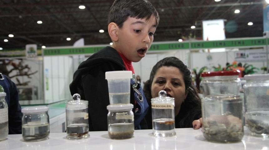 &Ccedil;ocuklar festivalde hayvan sevgisini &ouml;ğreniyor