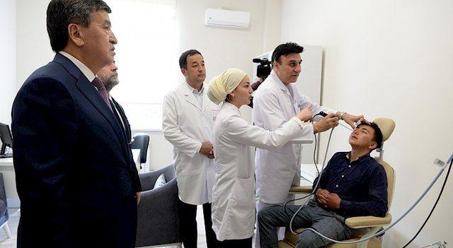 Kırgızistan’da modern Uluslararası Kırgız-Türk Kliniği açıldı