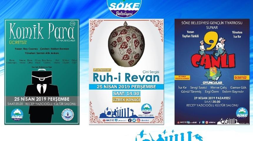 Söke Belediyesi’nden iki tiyatro ve bir sergi