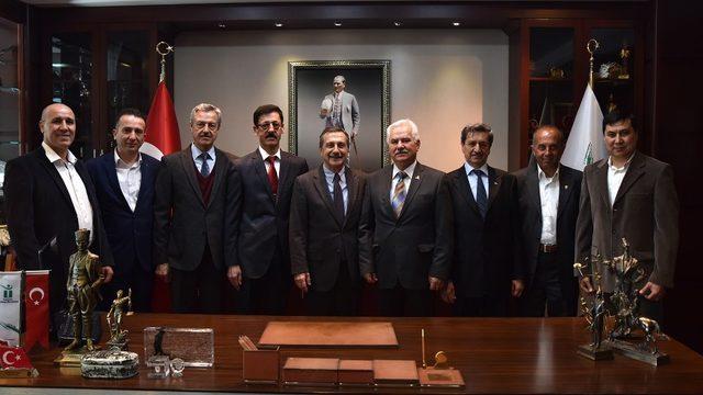 Başkan Ataç’a ziyaretler