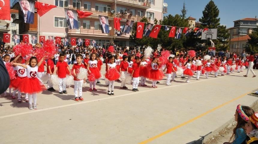 Akşehir&rsquo;de 23 Nisan coşkusu