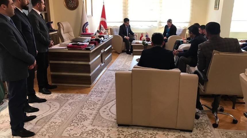 ABD Ankara Büyükelçiliği Ticaret Ateşesi, SANKON’u ziyaret etti