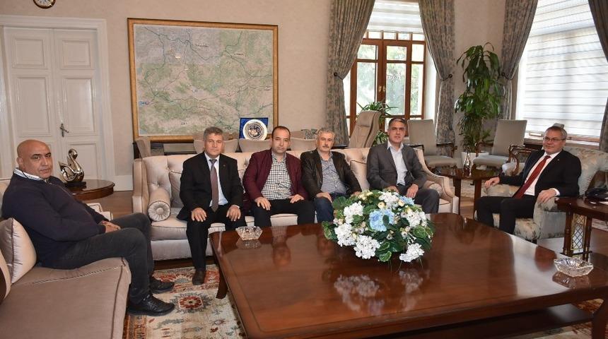 Vali Deniz ziyaret&ccedil;ilerini ağırladı