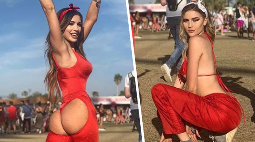 Coachella festivalinde olay oldu! Kalça şov!