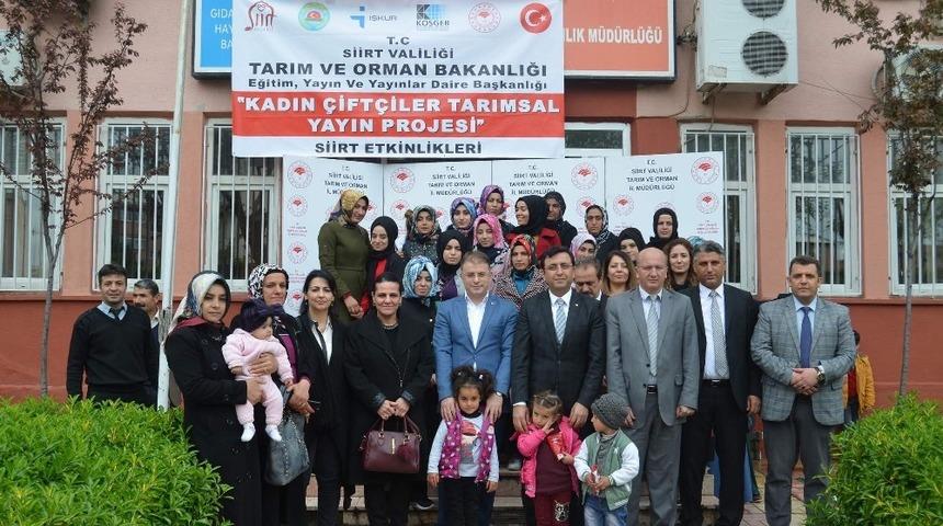 Siirt&rsquo;te kadın &ccedil;ift&ccedil;ilere y&ouml;nelik uygulamalı girişimcilik eğitim programı başladı