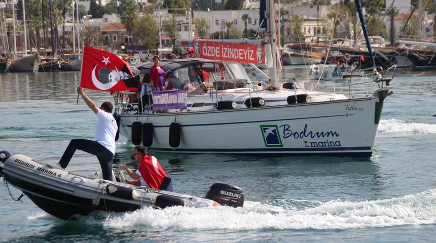 Kadın yelkencilerden Bodrum'dan Samsun'a 'Barış Seyri'