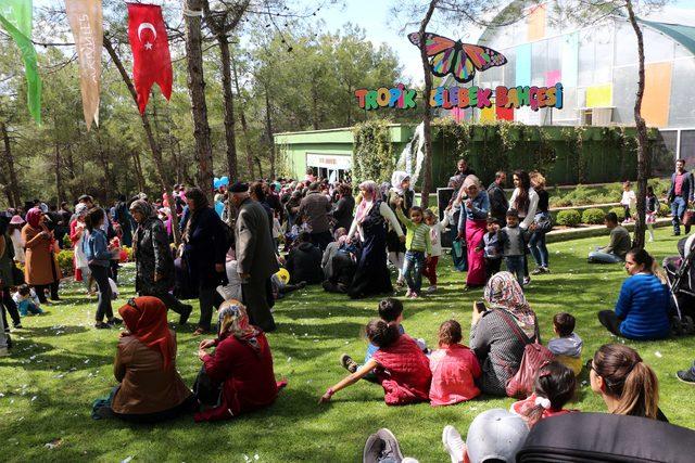 Gaziantep'te, 'Tropik Kelebek Bahçesi' açıldı