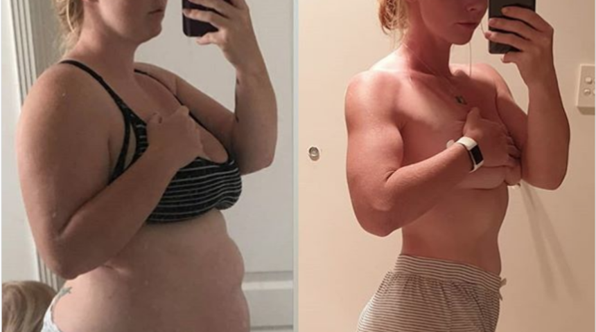 57 kilo veren 3 &ccedil;ocuk annesinin son hali şaşırtıyor!