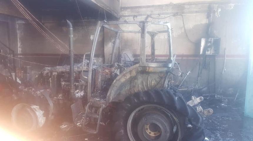 Kahta K&uuml;&ccedil;&uuml;k Sanayi Sitesinde 1 iş yeri k&uuml;l oldu