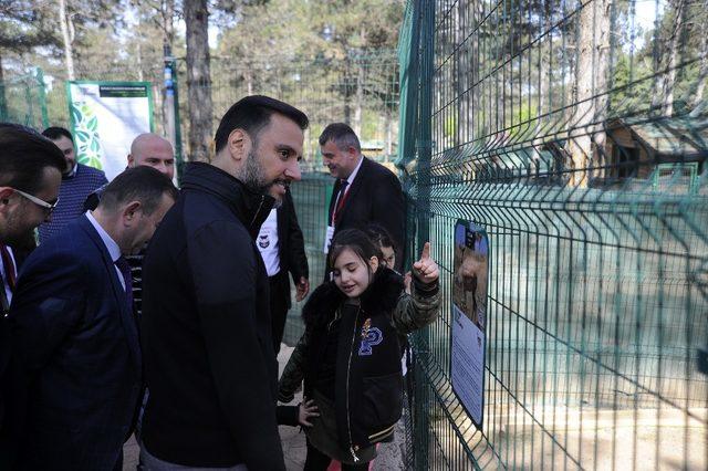 60 türden 450 adet hayvan macera parkında