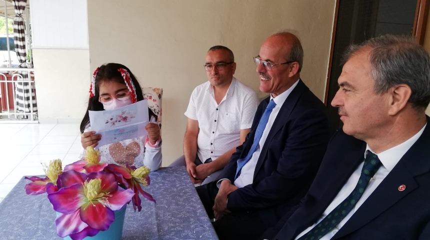 Minik Sena, Bakanın mektubu ile mutlu oldu