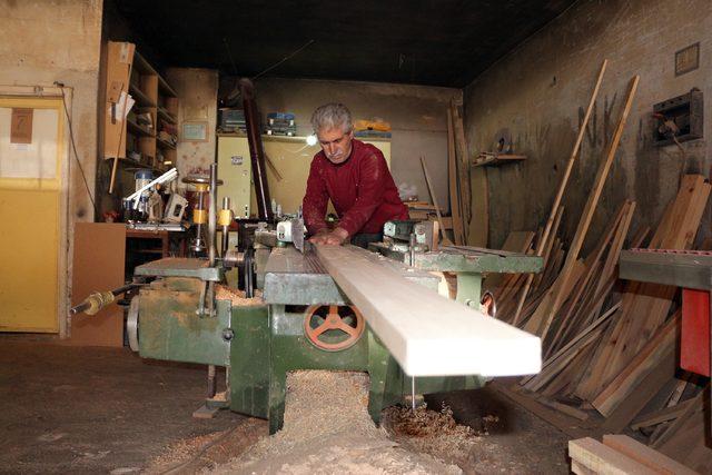 Kıbrıs gazisi, 7 parmağını kaybetti, marangozluktan vazgeçmedi