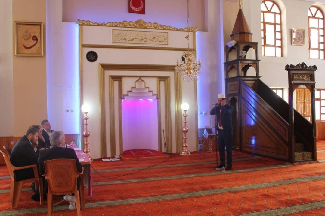 Ezanı g&uuml;zel okuma ve etkili hutbe sunumu yarışması yapıldı