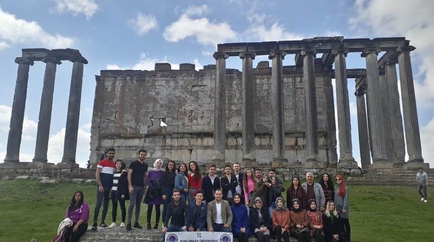 Gediz MYO &ouml;ğrencileri Aizanoi&rsquo;de