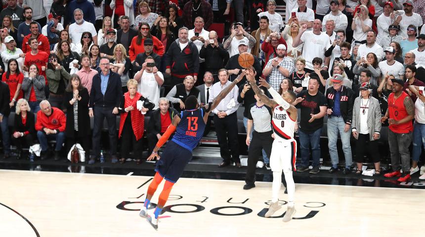 Portland Trail Blazers, Oklahoma'yı yendi ve konferans yarı finaline çıktı