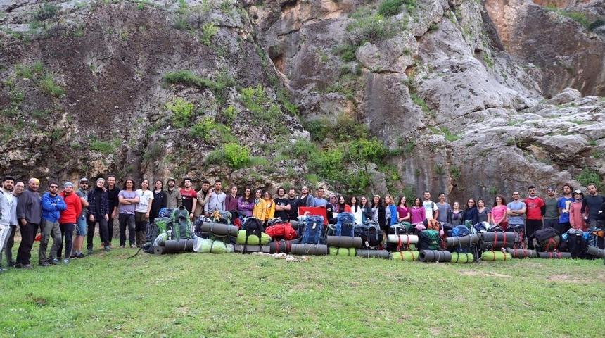 GA&Uuml;N&rsquo;l&uuml; dağcılar K&ouml;kl&uuml;ce Kalyonu&rsquo;nda