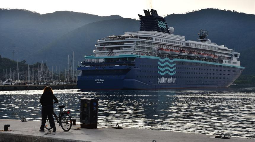 Marmaris'te kruvaziyer turizmine yoğun ilgi
